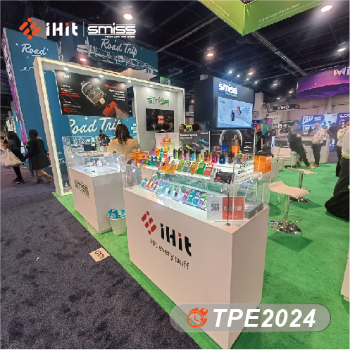 iHit Tech Wowed the TPE24 Expo as Top1 Choice for Intense Flavor and Silky Vapor
